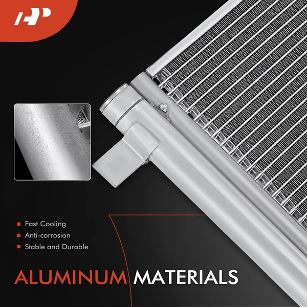 AC Condenser with Receiver Drier for Chevrolet Corvette 2014-2019 V8 6.2L