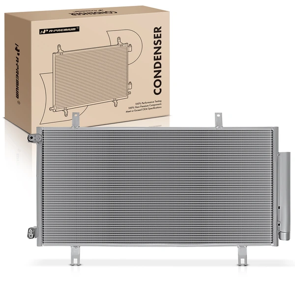 AC Condenser with Receiver Drier for 2015-2020 Honda Fit