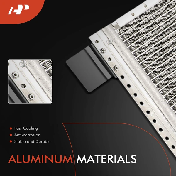 AC Condenser with Bracket for Lincoln Continental 1995-1997 V8 4.6L