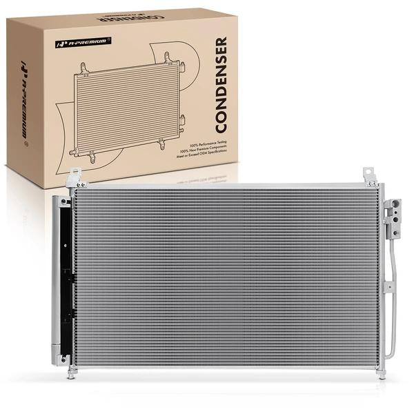 AC Condenser with Receiver Drier for 2014-2018 INFINITI Q50