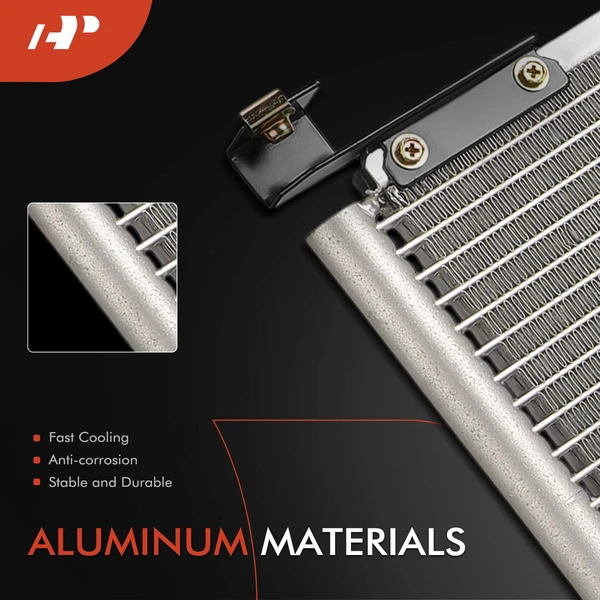 AC Condenser with Bracket for Volvo WX 1996-2004 L6 8.3L 10.8L