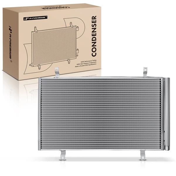 AC Condenser with Receiver Drier for 2009-2017 Lexus LS460