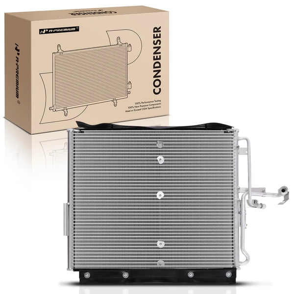 AC Condenser without Receiver Drier for Mercedes-Benz W124 W210 300CE 300D E300