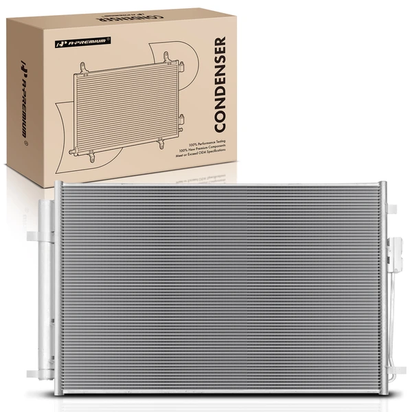 AC Condenser with Receiver Drier for Kia Sedona 2015 2016 2017 2018 V6 3.3L