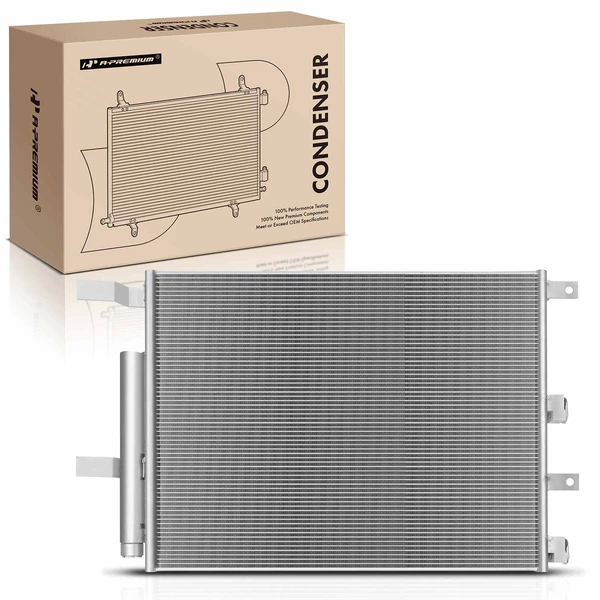 AC Condenser with Receiver Drier for 2013-2018 Ram 3500