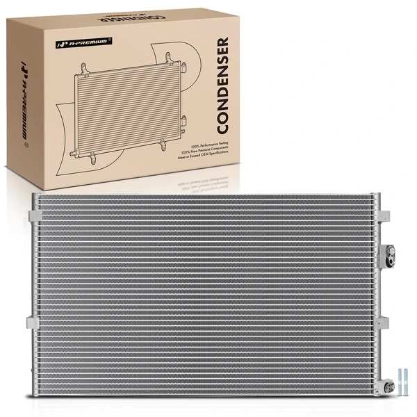 AC Condenser with Receiver Drier for Ford Mustang 2015-2022 L4 2.3L