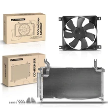 AC Condenser & Single Cooling Fan Assembly Kit
