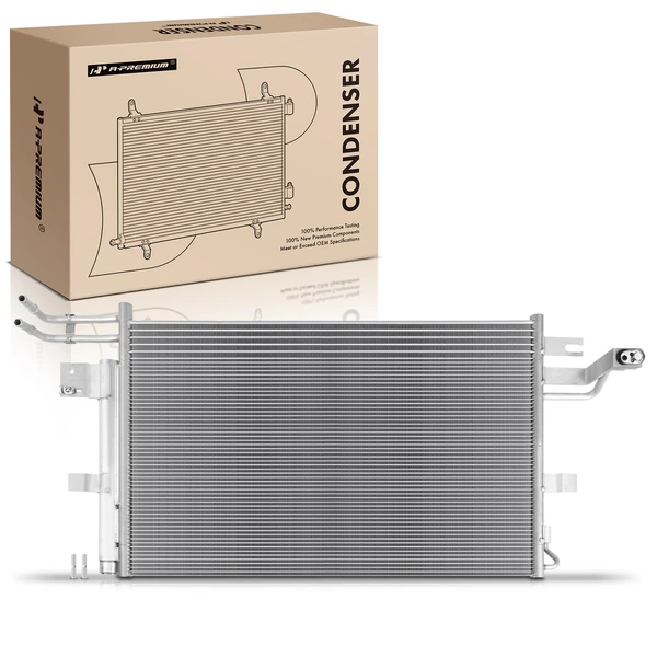 AC Condenser with Receiver Drier for 2016-2019 Ford Explorer