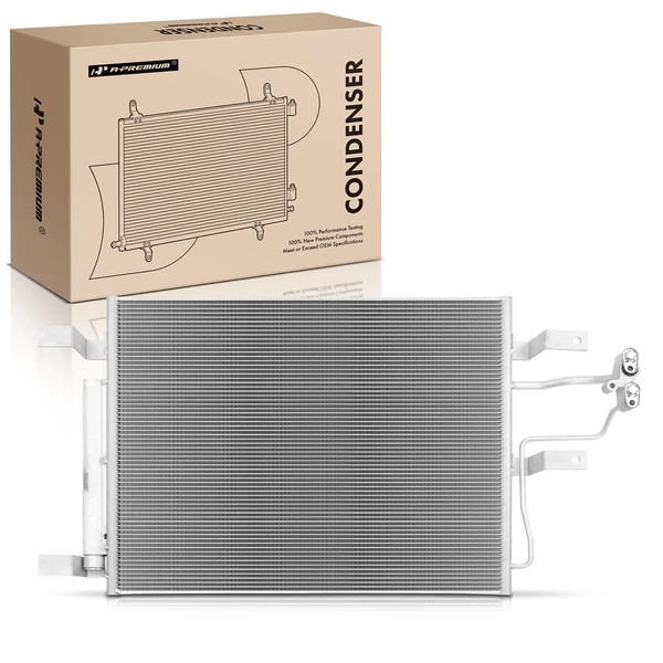 AC Condenser with Receiver Drier for 2014-2018 Ram 3500