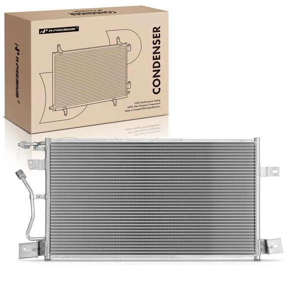 AC Condenser without Receiver Drier for Ford Taurus 1997-2007 Mercury Sable 97-05