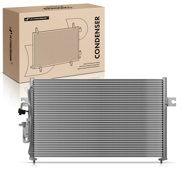 AC Condenser without Receiver Drier for 1996-2000 Hyundai Elantra
