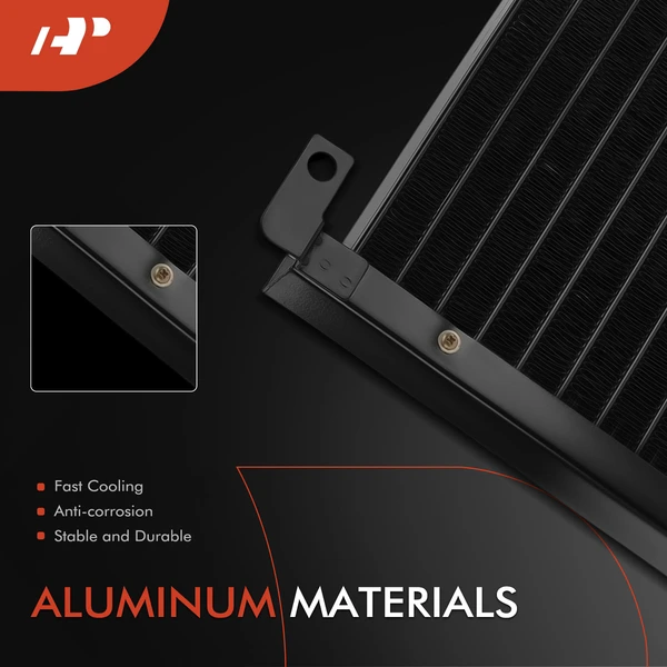 AC Condenser with Bracket for Dodge Grand Caravan Caravan Chrysler Town & Country