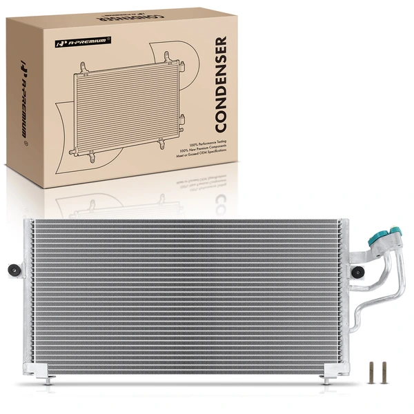 AC Condenser without Receiver Drier for Mitsubishi Mirage 1997 1998 1999-2002