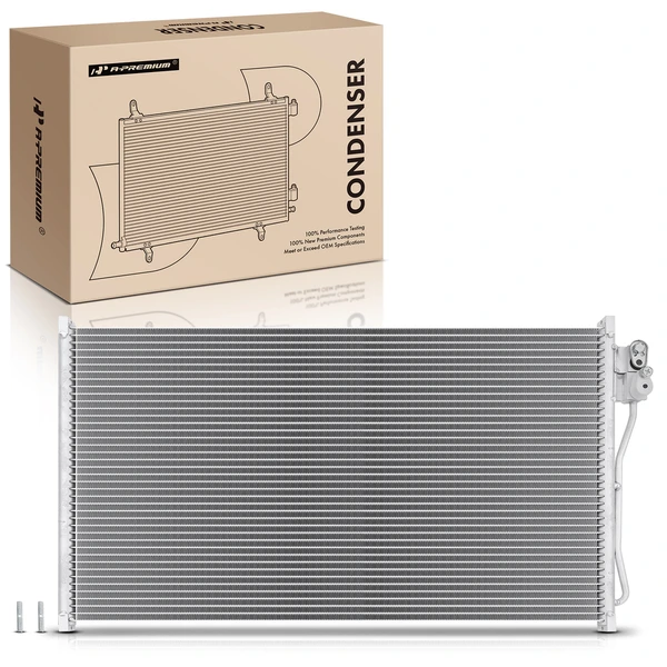 AC Condenser without Receiver Drier for 1999-2004 Ford Mustang