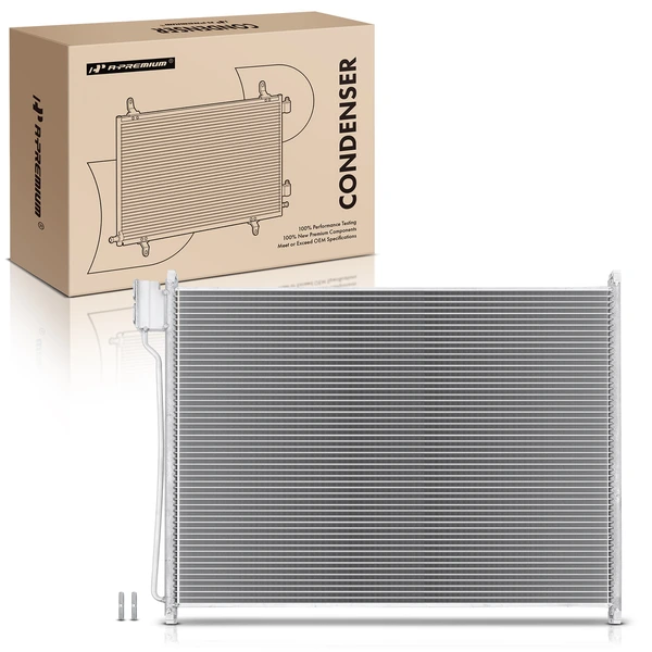 AC Condenser without Receiver Drier for Ford Excursion F-250 F-350 Super Duty