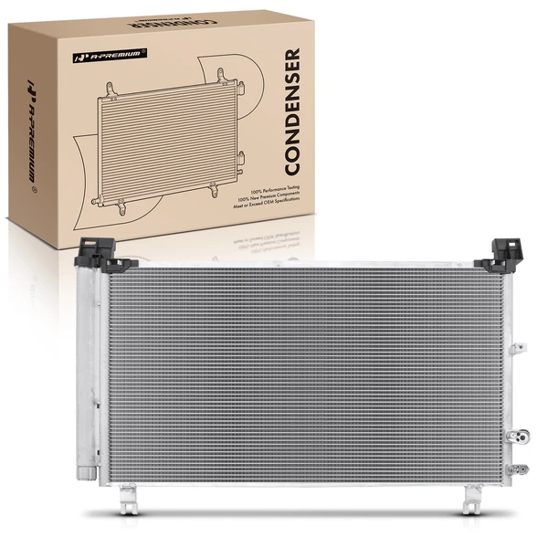 AC Condenser with Receiver Drier for Lexus RC350 2015-2016 V6 3.5L