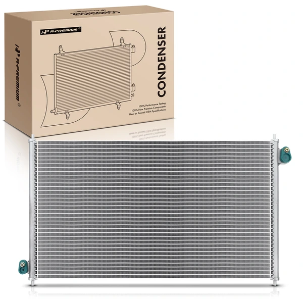 AC Condenser without Receiver Drier for Honda Accord 1998-2002 2.3L Coupe Sedan