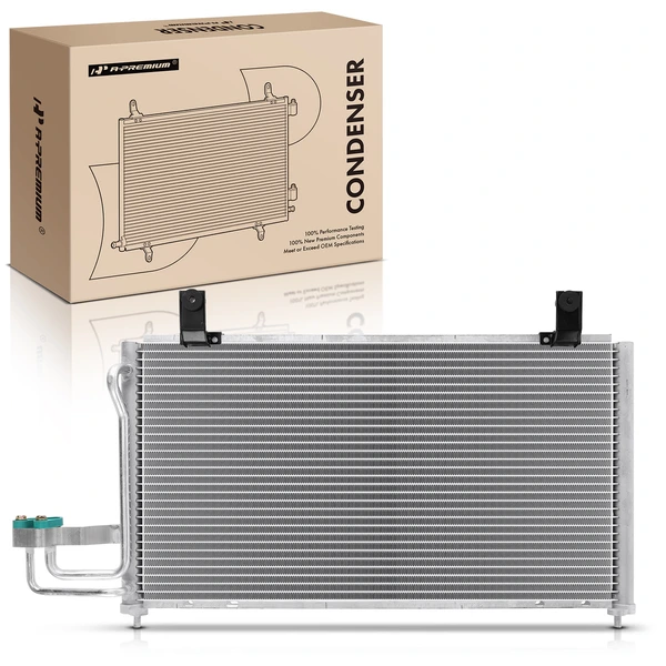 AC Condenser without Receiver Drier for 1998-2001 Kia Sephia