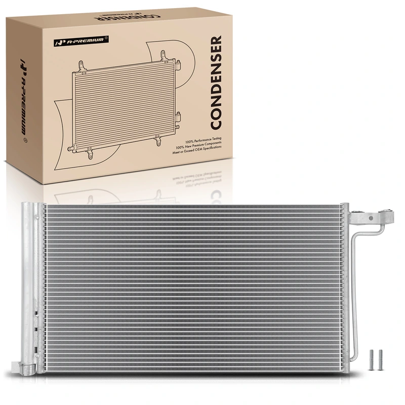 AC Condenser with Receiver Drier for 2015-2018 Ford Focus