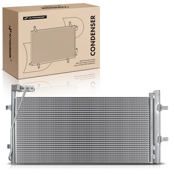 AC Condenser with Receiver Drier for Audi Q3 Q3 Quattro 2015-2018 2.0L Petrol