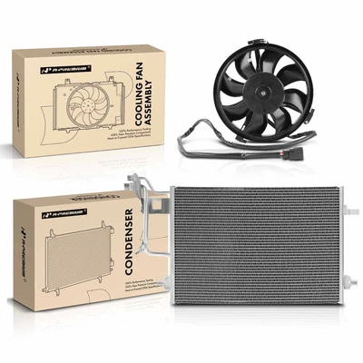 AC Condenser & Single Cooling Fan Assembly Kit