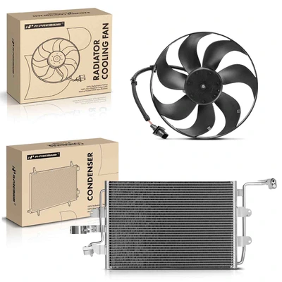AC Condenser & Cooling Fan Assembly Kit
