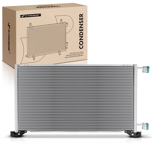 AC Condenser without Receiver Drier for 2000-2014 Chevrolet Suburban 1500