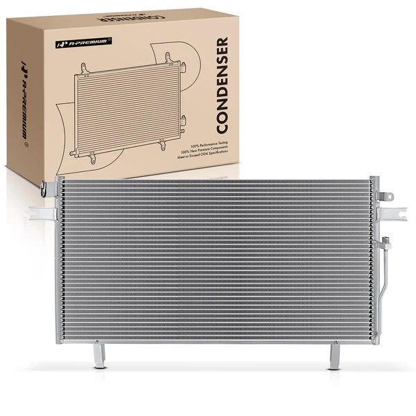 AC Condenser without Receiver Drier for 1998-2000 Nissan Pathfinder