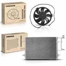 AC Condenser & Single Cooling Fan Assembly Kit