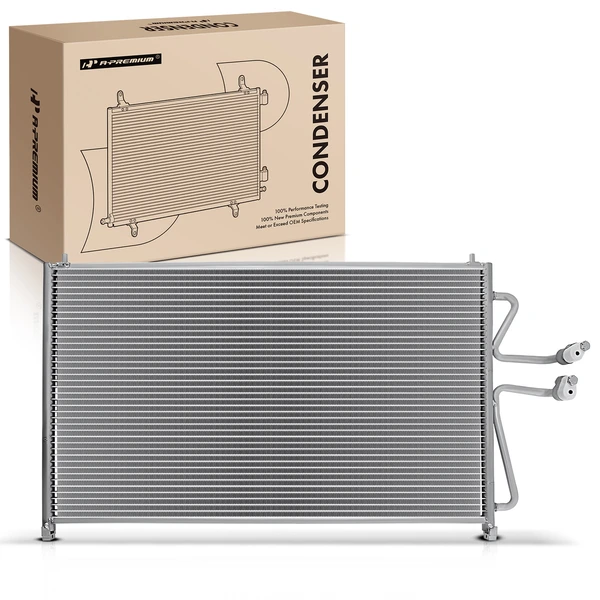 AC Condenser without Receiver Drier for 2001-2004 Mazda Tribute