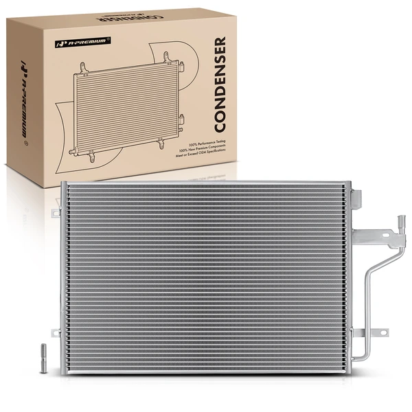 AC Condenser without Receiver Drier for Dodge Ram 2500 3500 1998-2002