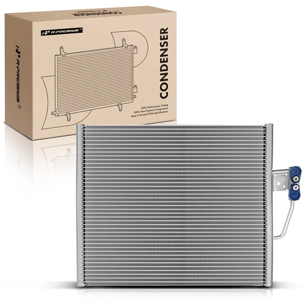 AC Condenser without Receiver Drier for BMW E39 525i 530i 2001-2005 E52 Z8 2000-2003