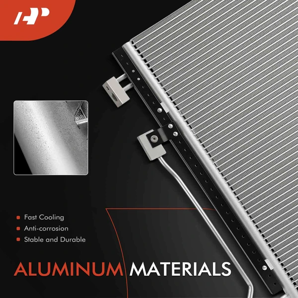 AC Condenser with Bracket for Dodge Ram 2500 Ram 3500 2003 V10 8.0L