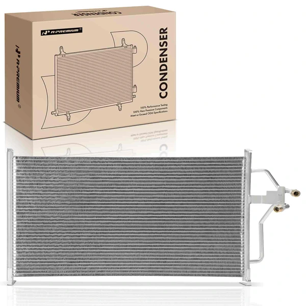 AC Condenser with Bracket for Buick Regal Pontiac Grand Prix Chevrolet Oldsmobile