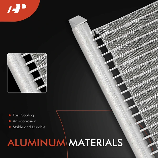 AC Condenser with Bracket for Buick Regal Pontiac Grand Prix Chevrolet Oldsmobile