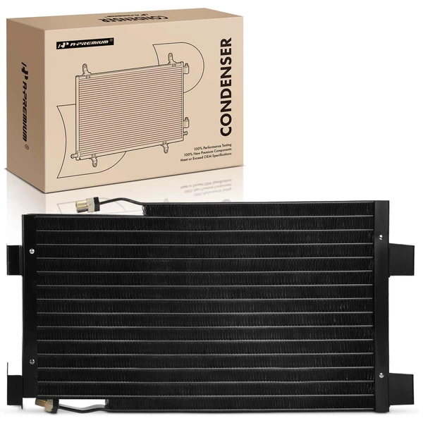 AC Condenser with Bracket for Jeep SJ Grand Wagoneer 1984-1991 J10 1979-1988