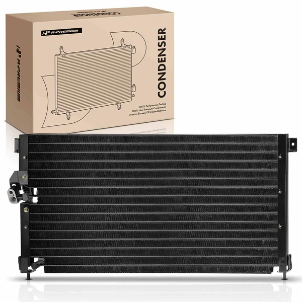 Aluminum AC Condenser with Bracket for Honda Accord 1986-1989 L4 2.0L