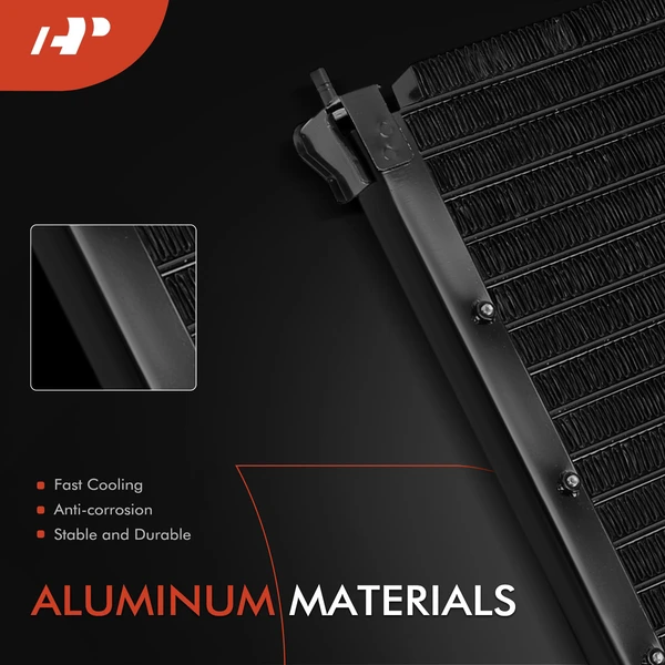 Aluminum AC Condenser with Bracket for Honda Accord 1986-1989 L4 2.0L