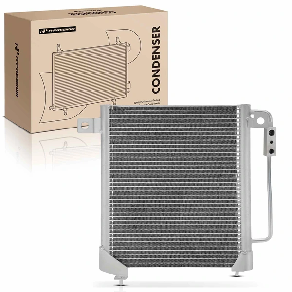 AC Condenser with Bracket for Chrysler Town & Country Dodge Grand Caravan Caravan
