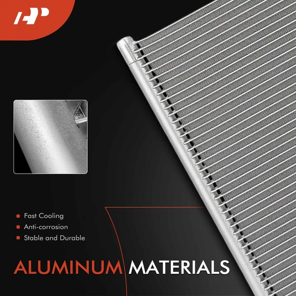 AC Condenser with Bracket for Lincoln Town Car Continental Ford LTD Mercury