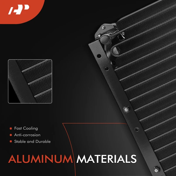 AC Condenser with Bracket for Nissan Pathfinder 1987-1992 D21 1986-1992 2.4L 3.0L