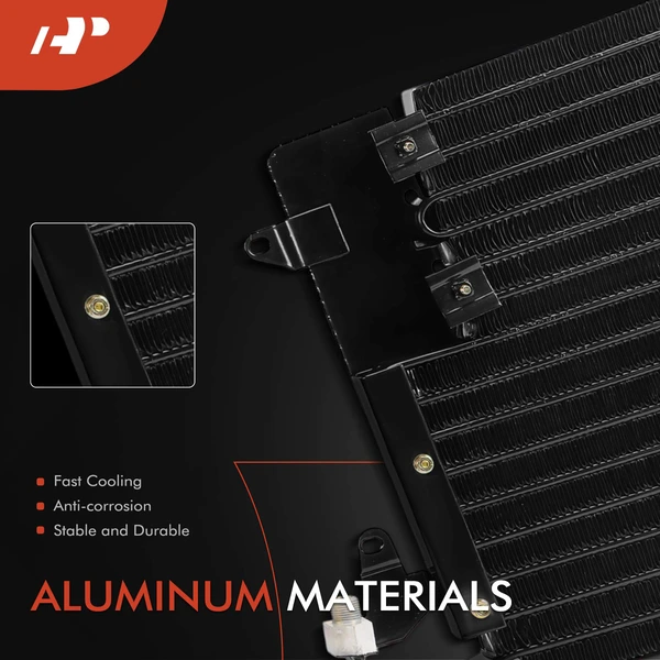 AC Condenser with Bracket for Volkswagen Passat 90-92 L4 2.0L Naturally Aspirated