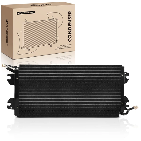 AC Condenser with Bracket for Chevrolet G10 G20 G30 P30 GMC G1500 G2500 G3500