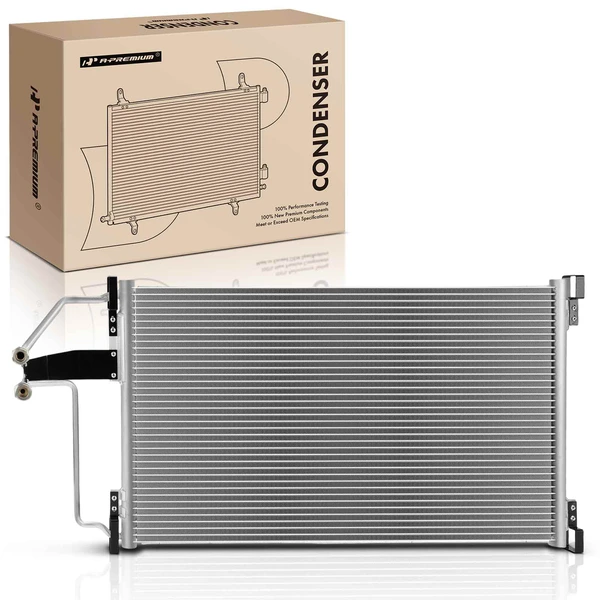 A/C Condenser with Bracket for Cadillac DeVille 1994-1995 V8 4.9L Sedan 4-Door