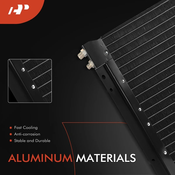 AC Condenser with Bracket for Mack CH 2002-2003 CHN 2006-2007 CV 2002-2003 2008