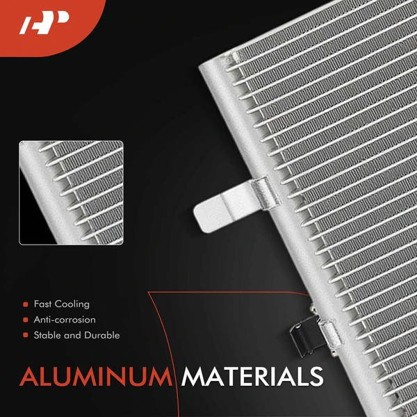 AC Condenser with Bracket for Saab 900 1994-1998 L4 2.0L 2.1L 2.3L V6 2.5L