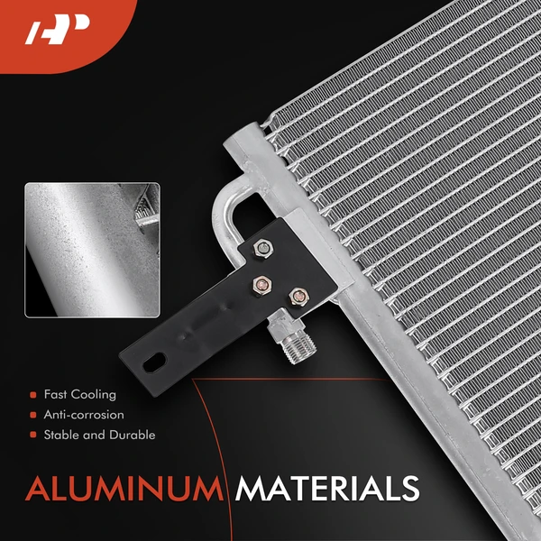 AC Condenser without Receiver Drier for Freightliner Coronado 2001