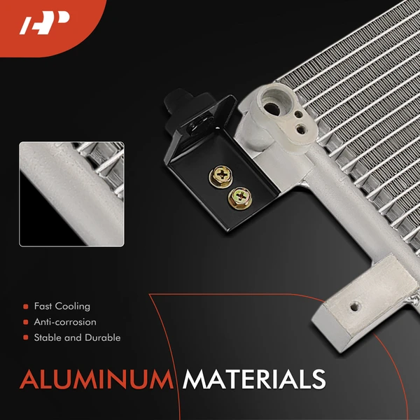 AC Condenser with Bracket for Suzuki Esteem 1995-2002 L4 1.6L L4 1.8L