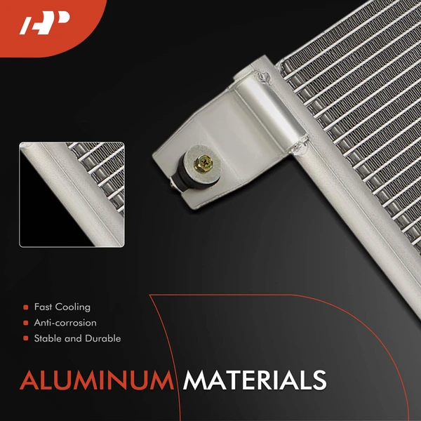 AC Condenser with Bracket for Acura SLX 1998-1999 Isuzu Trooper 1998-2000