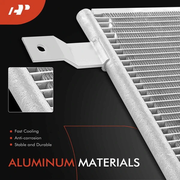 AC Condenser with Bracket for Kenworth T2000 T700 T800 Peterbilt 367 387